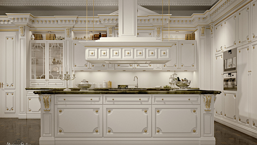 Modenese Gastone «Romantica ivory and gold»