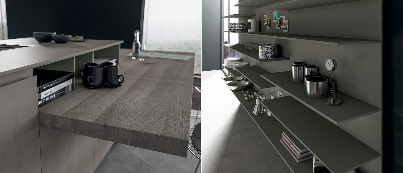 Treo kitchens Design Line G30 Laminam