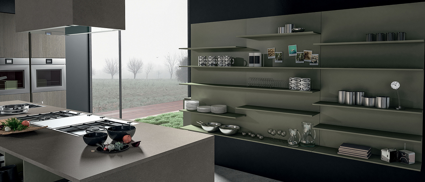 Treo kitchens Design Line B22 Laminam