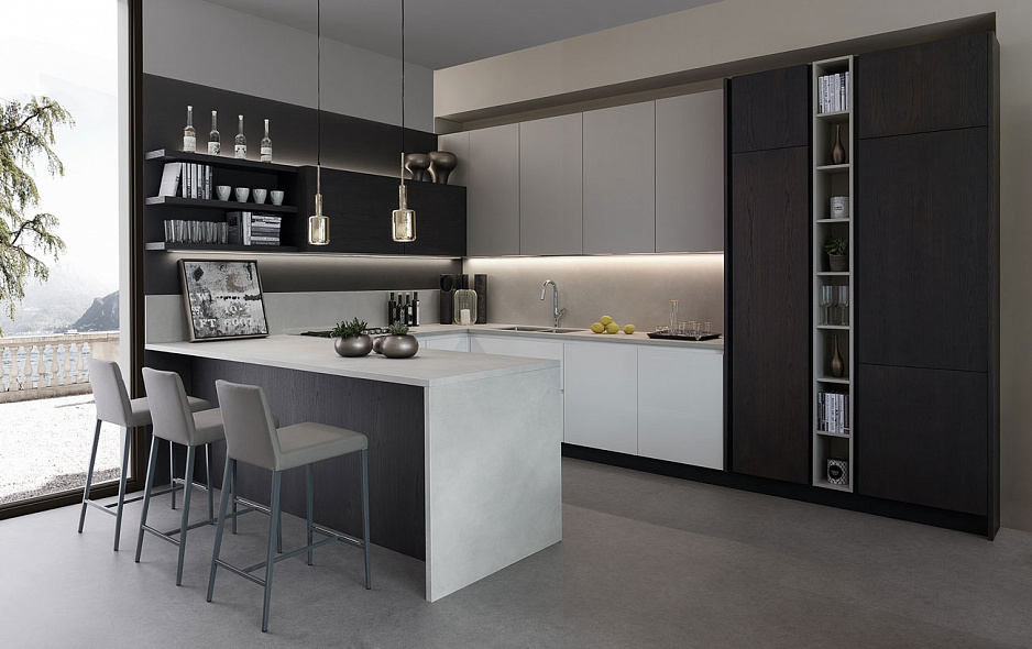 Turati Cucine Rovere piombo