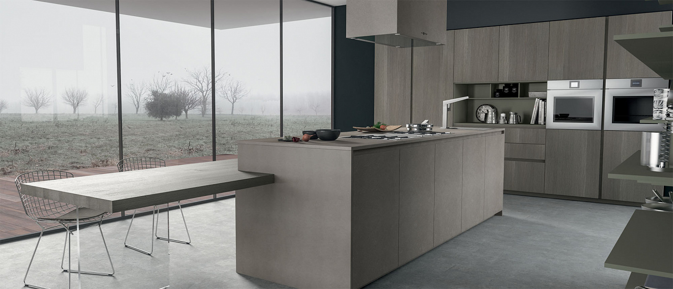 Treo kitchens Design Line G30 Laminam