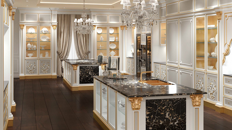 Кухня в классическом стиле Asnaghi Interiors Prunella Kitchen 1