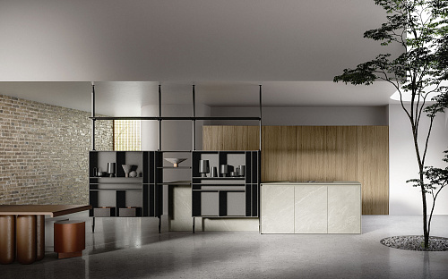 Кухня в современном стиле недорого Alta cucine Scenografica