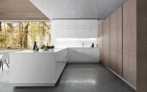 Коричневая кухня недорого TLK kitchens Kaia