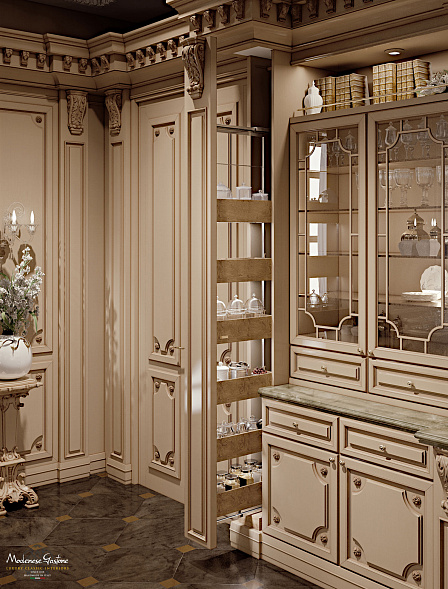 Modenese Gastone Romantica lacquered and patinated
