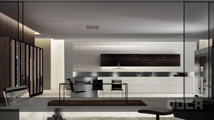 Doca «Nordik Cream Stucco Grain Viejo Tinte Panga»