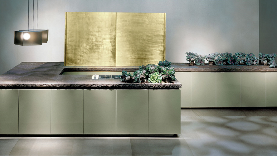 Зеленая кухня Minotti Collezioni Atelier Verde