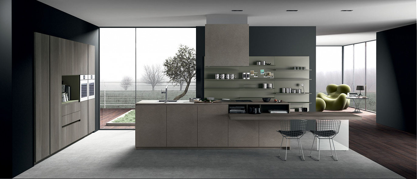 Treo kitchens Design Line G30 Laminam