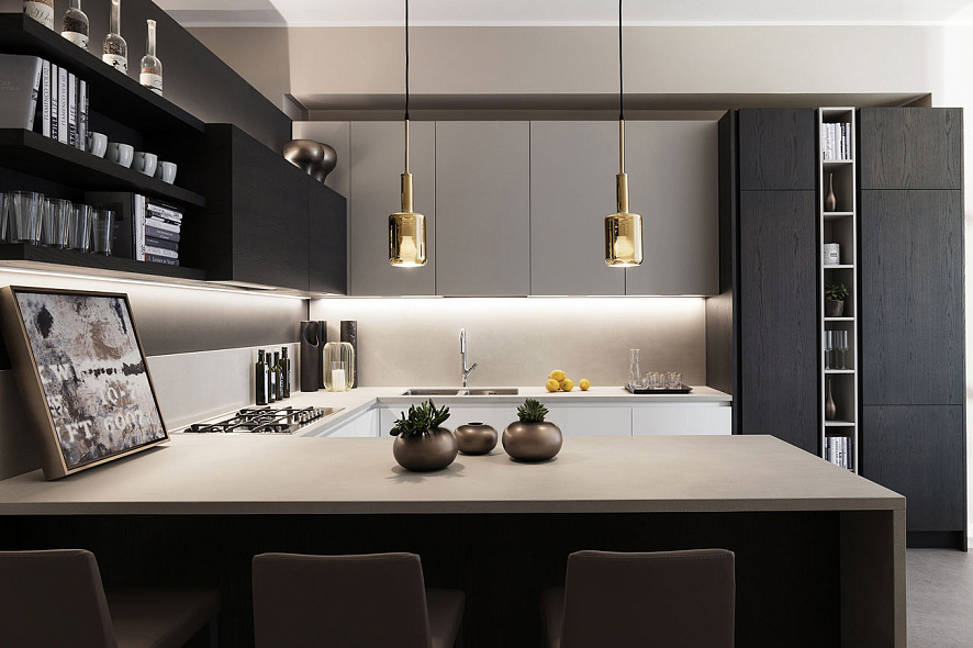 Turati Cucine Rovere piombo