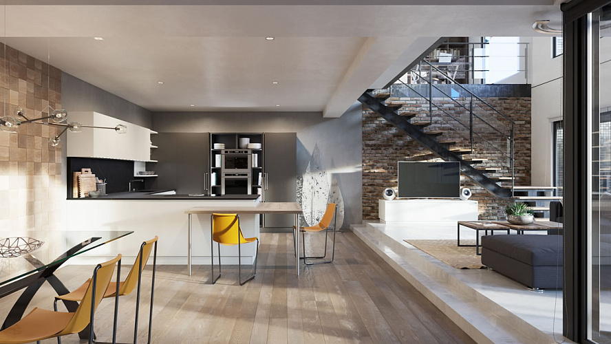 Aurora cucine «Essence Rovere Laccato A Poro Aperto»