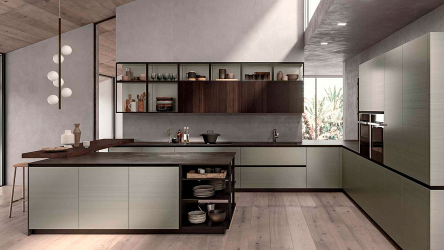 Серебряная кухня Dibiesse Area 22 07