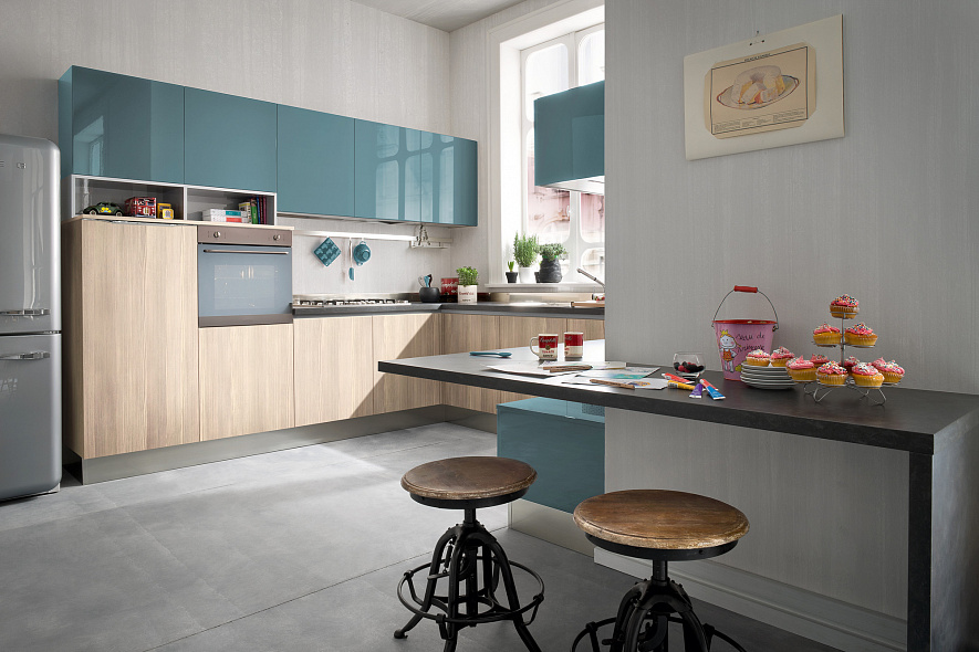 Record Cucine New Young 1 Linea System