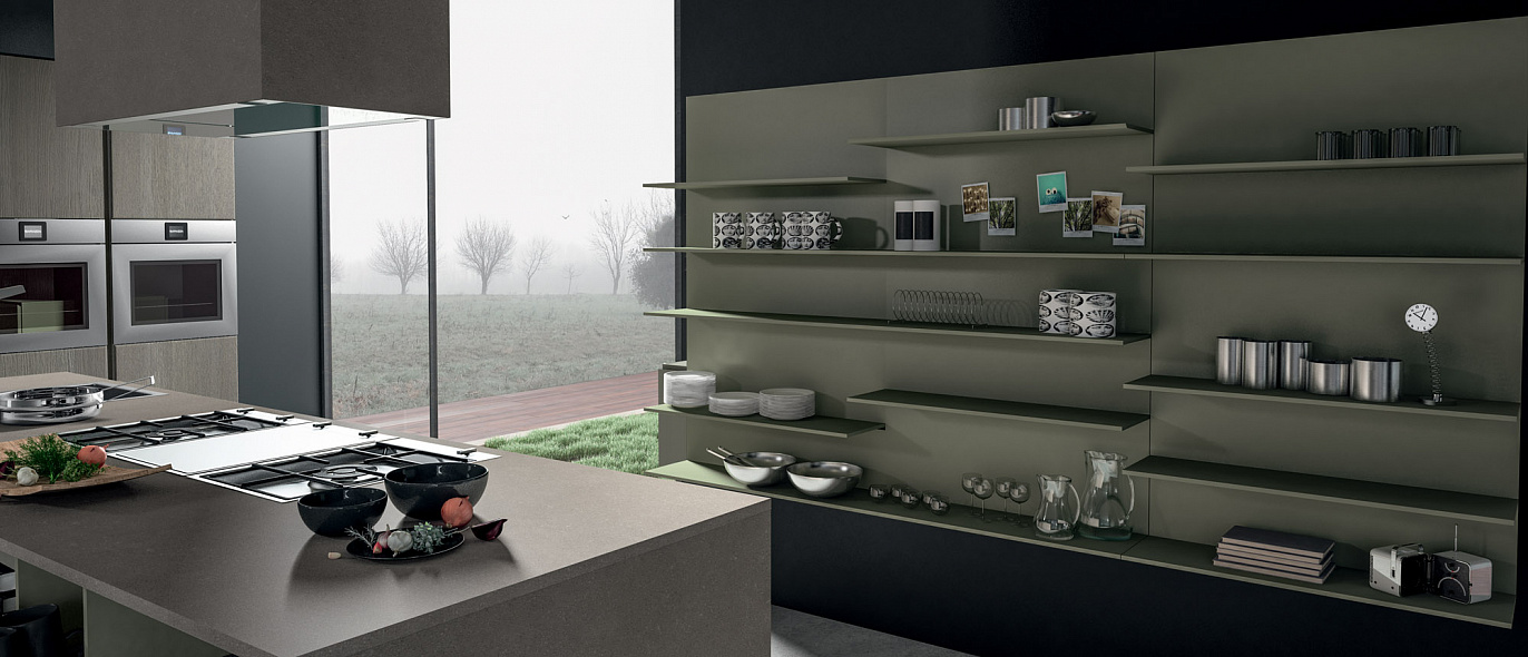 Treo kitchens Design Line G30 Laminam